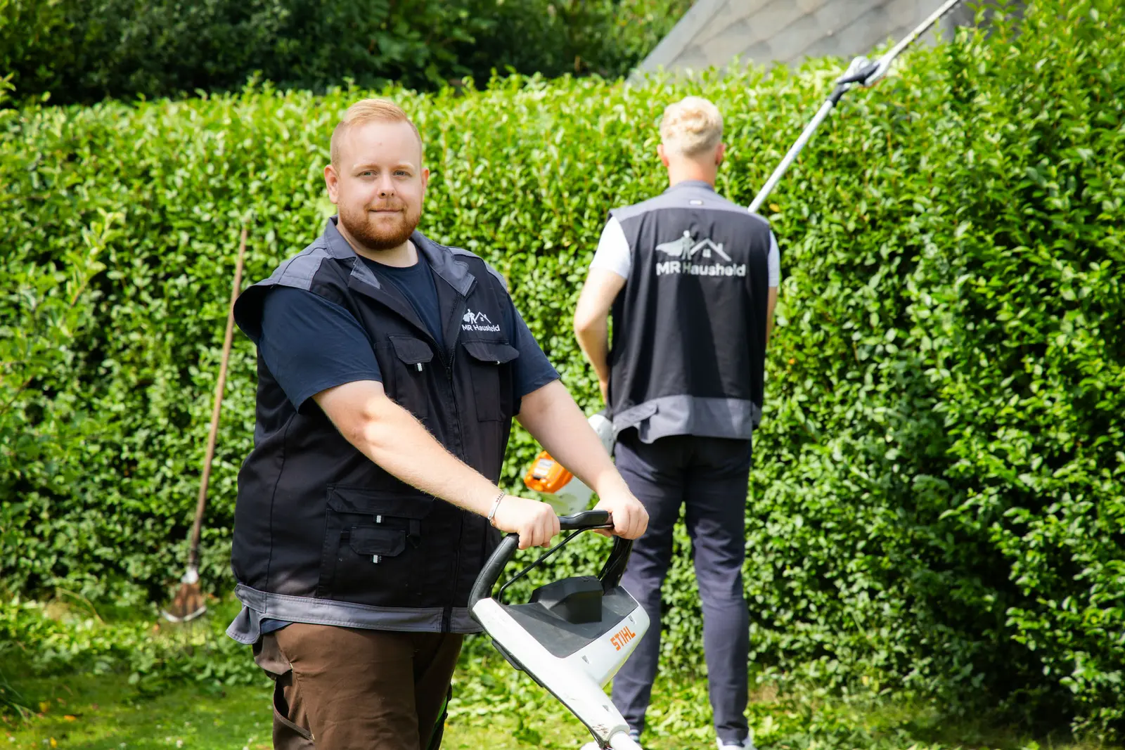 Sorgfältige Grünpflege